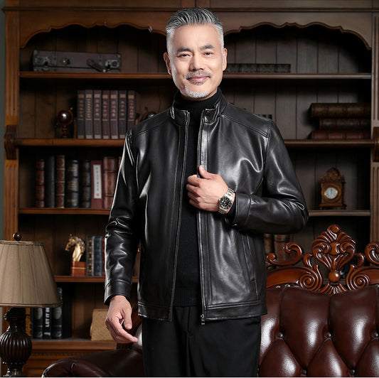 Men's Slim Fit Leather Jacket